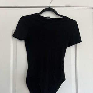 small black bodysuit f21